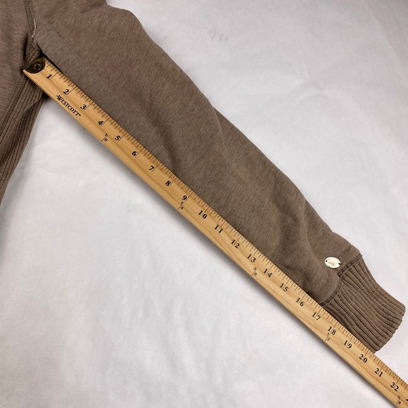 Vintage Abercrombie & Fitch Women's Sherpa Lined Zip Hoodie Size M Moose - Picture 15 of 16